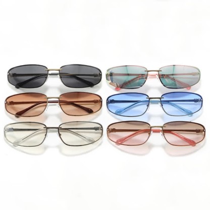 Spykay™ SG60683 Y2K Oval Frame Rimless Sunglasses - image 19