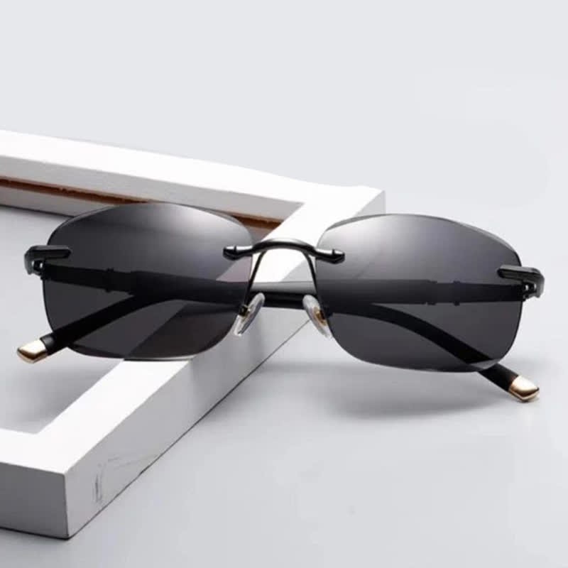 Spykay™ SG61004 Classic Square Frame Rimless Retro Sunglasses For Fishing - image 7