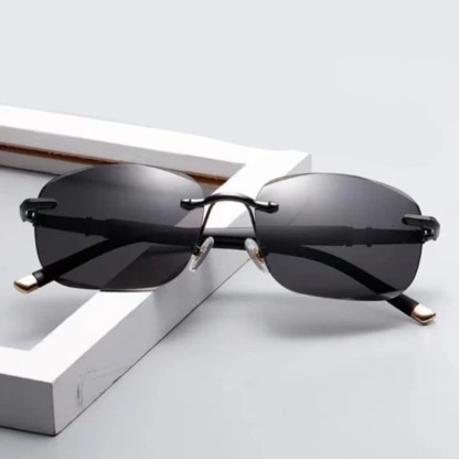Spykay™ SG61004 Classic Square Frame Rimless Retro Sunglasses For Fishing - image 7