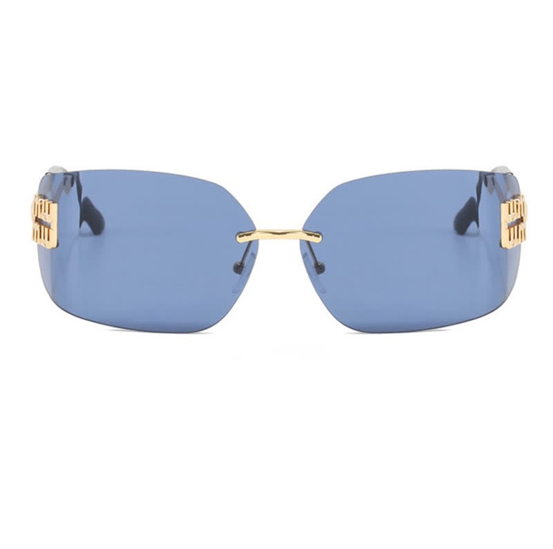 Spykay™ SG60676 Y2K Rectangle Frame Rimless Sunglasses - image 12