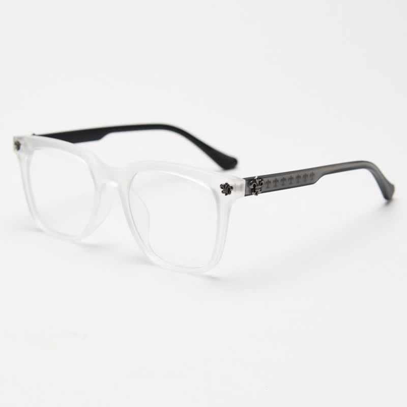 Spykay™ EG26839 Retro Classic Square Frame Anti-blue Light Glasses - White - image 5
