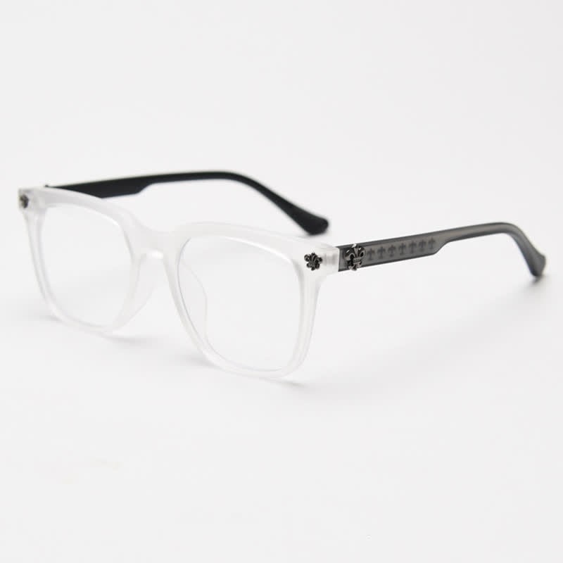 Spykay™ EG26839 Retro Classic Square Frame Anti-blue Light Glasses - White - image 5