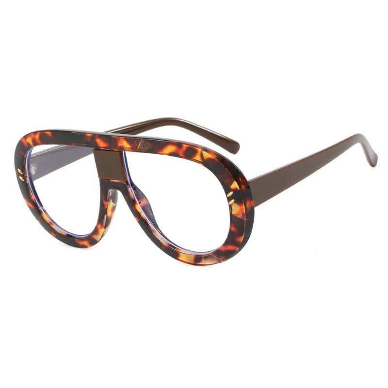 Spykay™ EG26907 Anti-blue Light Oversized Fashion Aviator Glasses - Tortoise Shell - image 5