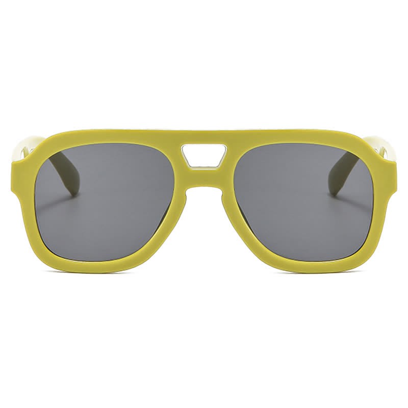 Spykay™ SG60832 Double Bridges Thick Frame Hipster Aviator Sunglasses - image 12