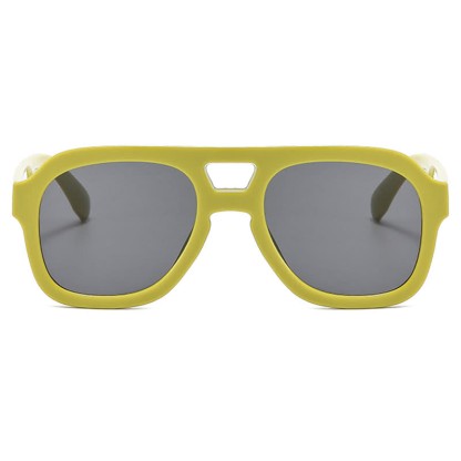 Spykay™ SG60832 Double Bridges Thick Frame Hipster Aviator Sunglasses - image 12