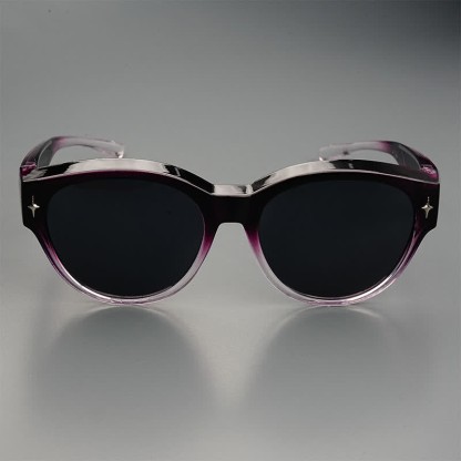 Spykay™ SG61035 Fit Over Glasses Cat-Eye Star Decor Polarized Sunglasses - image 11