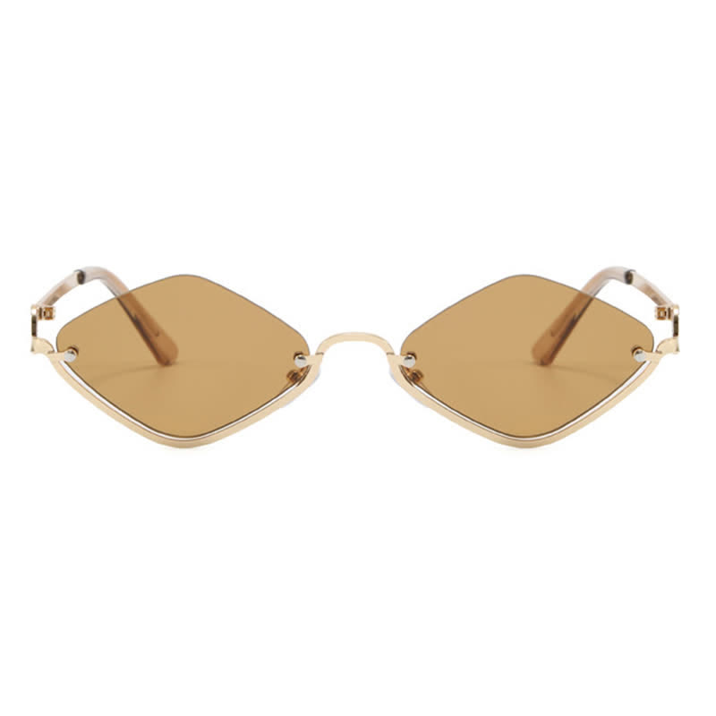 Spykay™ SG60868 Semi-Rimless Rhombus Small Frame Sunglasses - image 18