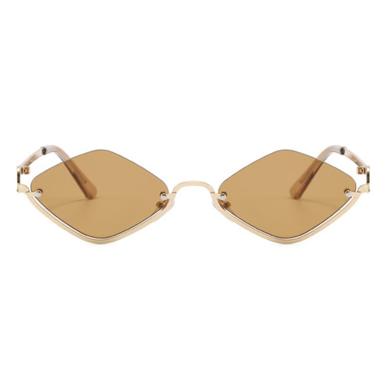 Spykay™ SG60868 Semi-Rimless Rhombus Small Frame Sunglasses - image 18