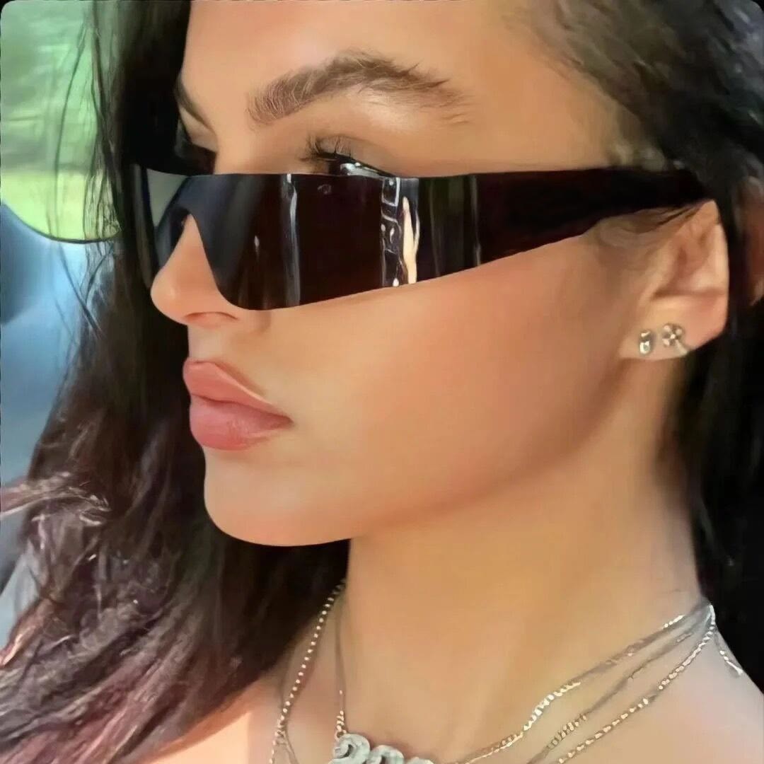 Spykay™ SG1026 Frameless Sunglasses Futuristic Women's Punk Sports Sunglasses Rimless Fashion Sunglasses - image 14