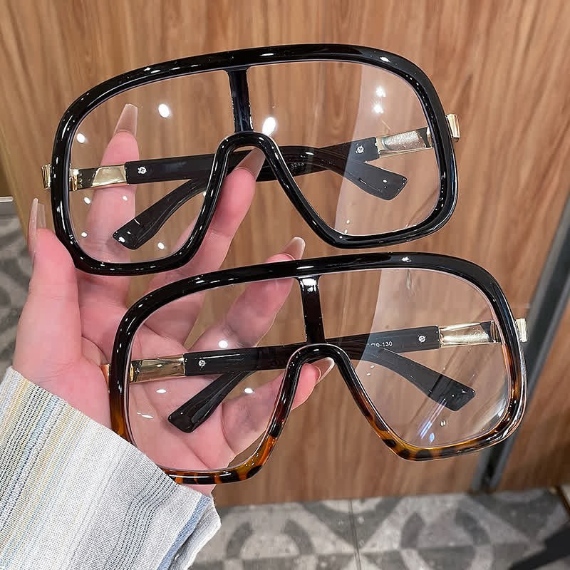 Spykay™ EG26824 Flat Top Double Bridges Oversized Trendy Aviator Glasses - image 16