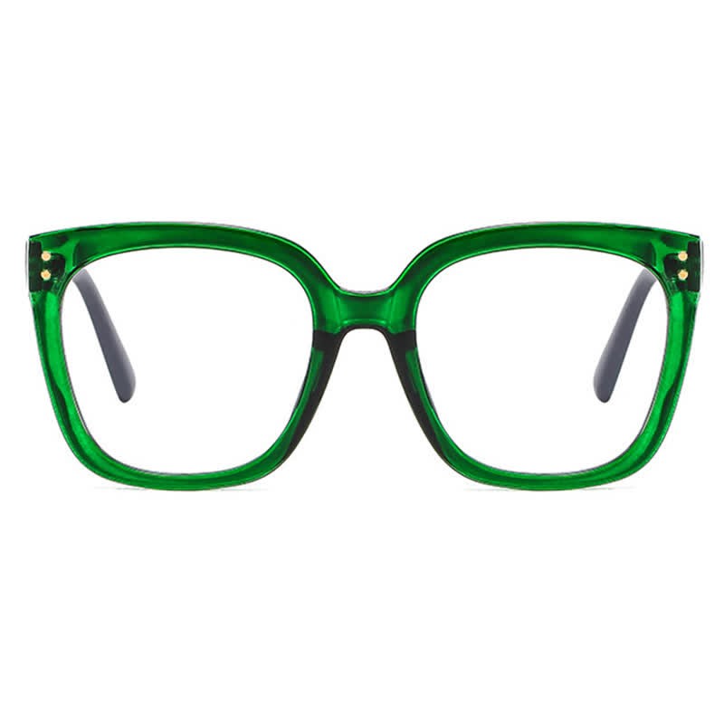 Spykay™ EG26773 Square Frame Oversized Hollow-out Anti-blue Light Glasses