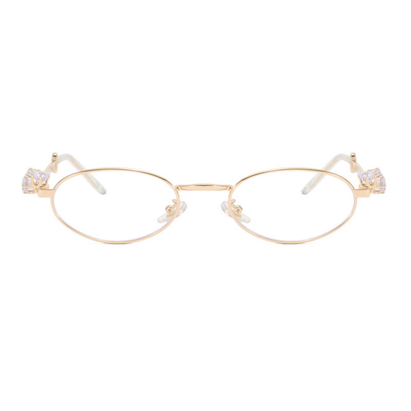 Spykay™ EG26671 Anti-blue Light Oval Frames Rhinestone-Embellished Eyeglasses - image 8