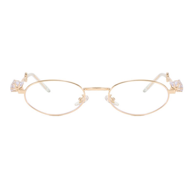 Spykay™ EG26671 Anti-blue Light Oval Frames Rhinestone-Embellished Eyeglasses - image 8