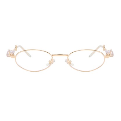 Spykay™ EG26671 Anti-blue Light Oval Frames Rhinestone-Embellished Eyeglasses - image 8