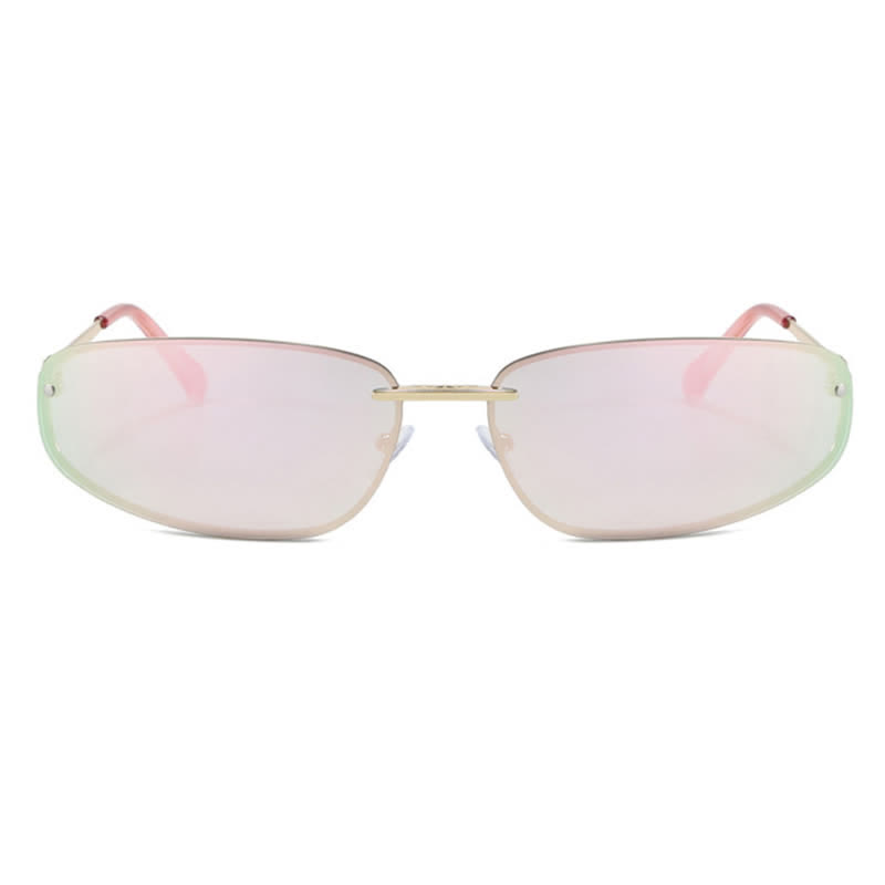 Spykay™ SG60683 Y2K Oval Frame Rimless Sunglasses - image 18