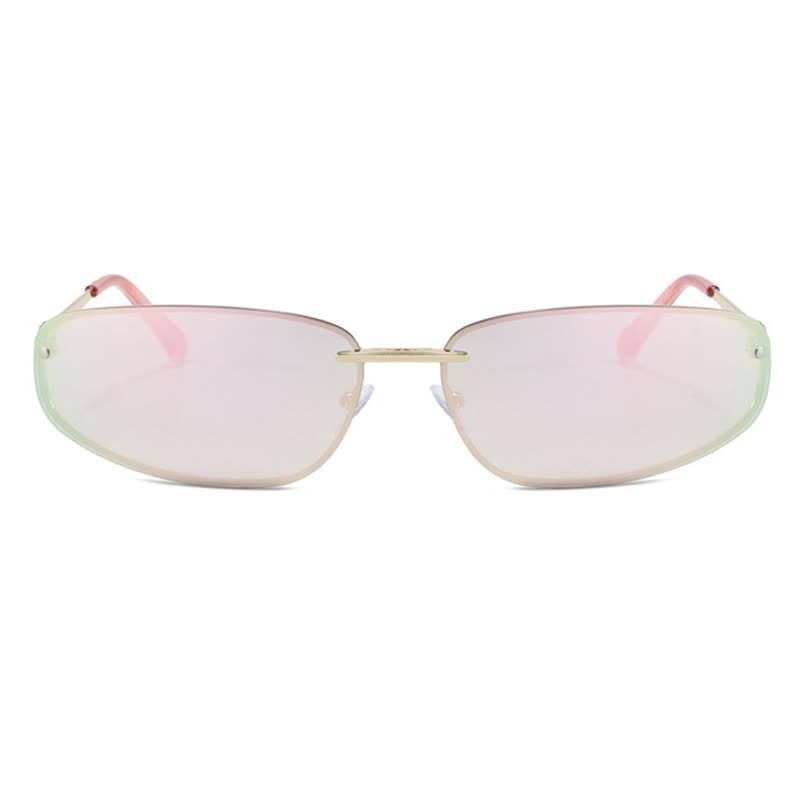 Spykay™ SG60683 Y2K Oval Frame Rimless Sunglasses - image 18
