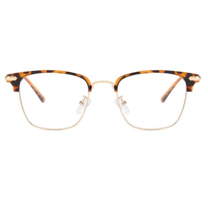 Spykay™ EG26833 Semi-Rimless Retro Square Frame Anti-blue Light Browline Glasses - image 17