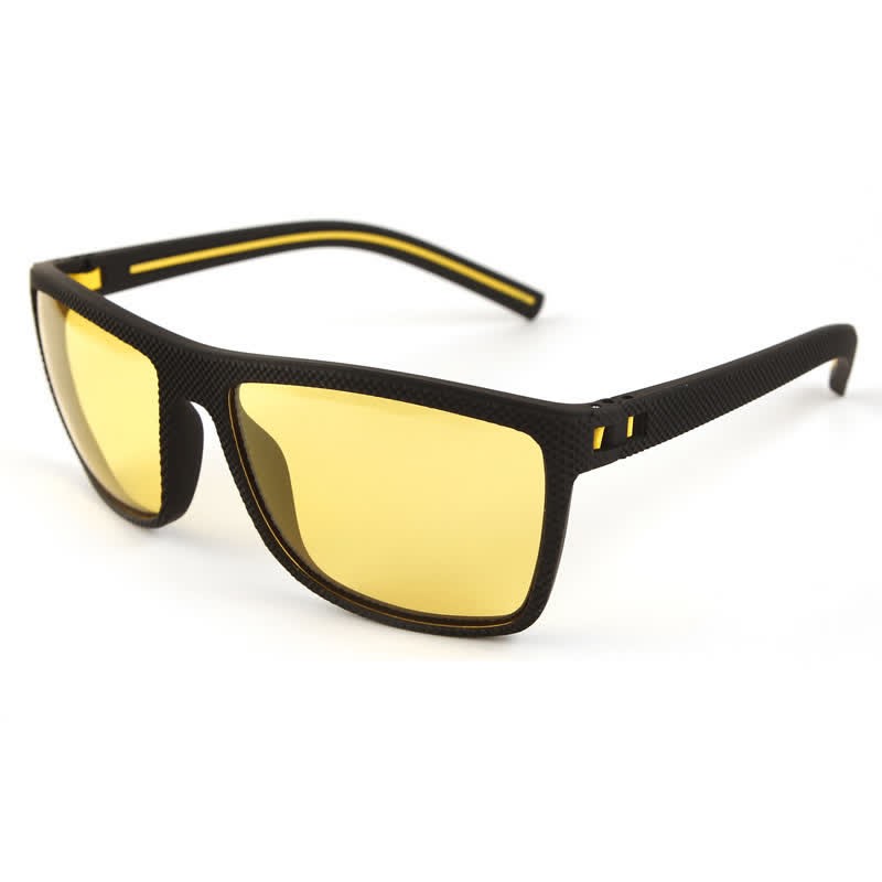 Spykay™ SG60720 Unisex Square Frames Outdoor Cycling Sports Polarized Sunglasses - Black/Yellow - image 14