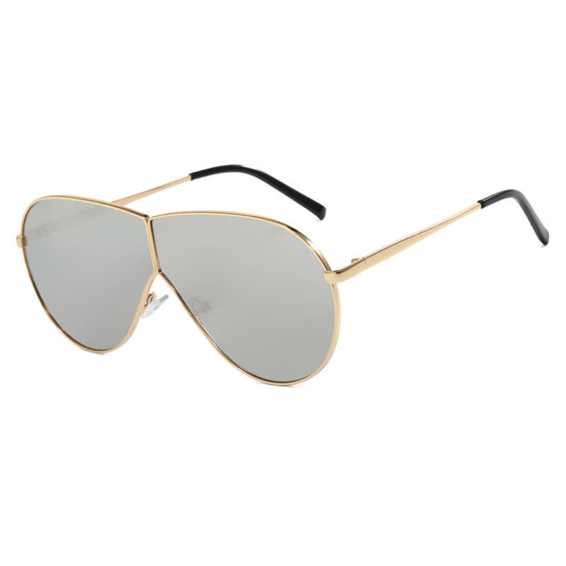 Spykay™ SG60915 Hipster One-piece Metal Temples Aviator Sunglasses