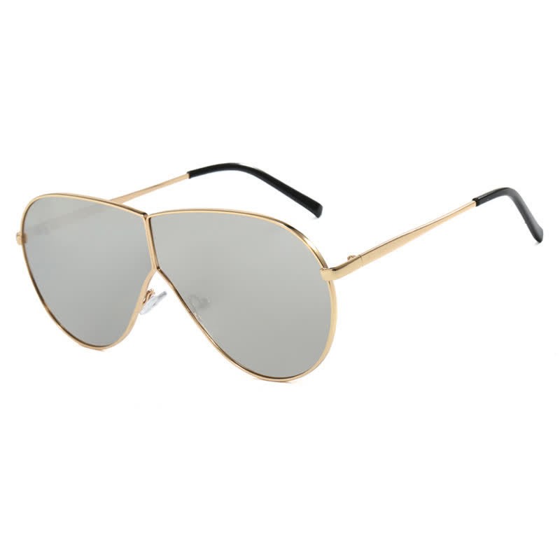 Spykay™ SG60915 Hipster One-piece Metal Temples Aviator Sunglasses