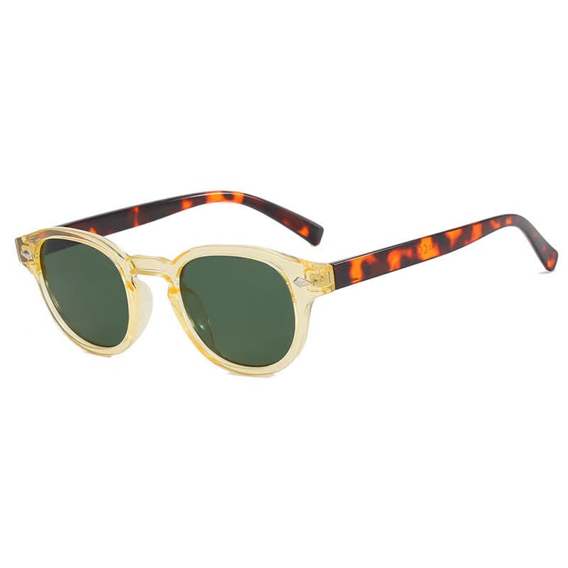 Spykay™ SG60725 Round Frame Fashion Sunglasses - Yellow/Tortoise Shell - image 25
