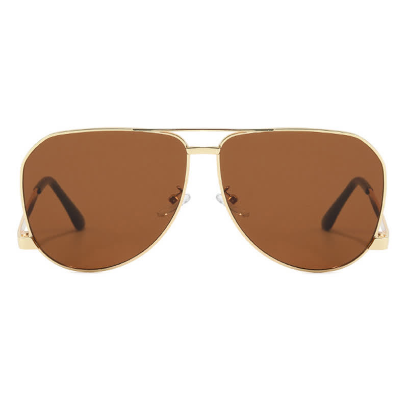 Spykay™ SG60761 Double Bridges Metal Temples Aviator Sunglasses - image 17