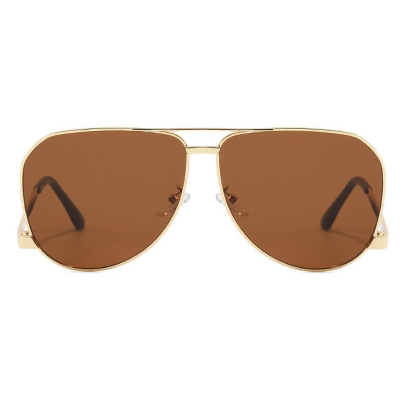 Spykay™ SG60761 Double Bridges Metal Temples Aviator Sunglasses - image 17