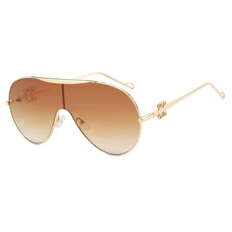 Spykay™ SG60892 Oversized One-piece Aviator Sunglasses