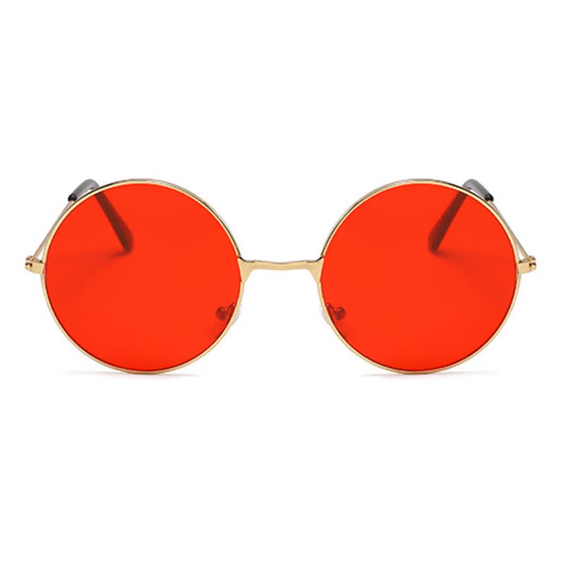 Spykay™ SG61008 Retro Round Frame Metal Sunglasses for Women Men - image 5