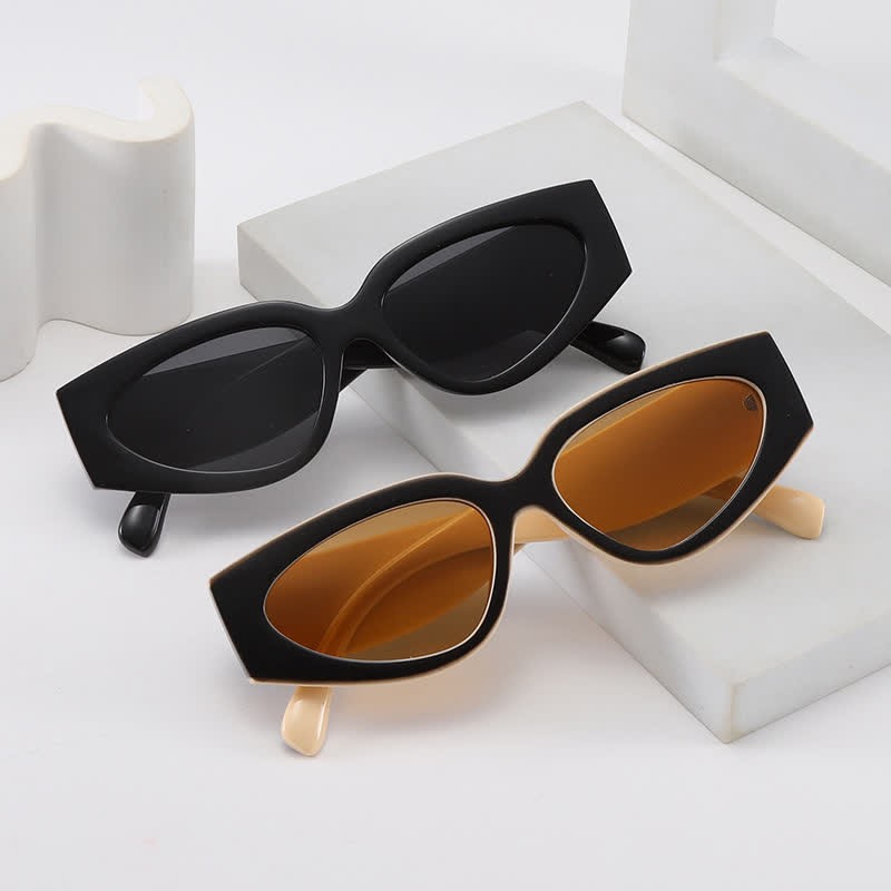 Spykay™ SG60758 Colorblock Cat-Eye Sunglasses