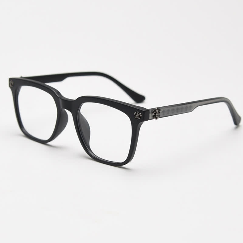 Spykay™ EG26839 Retro Classic Square Frame Anti-blue Light Glasses - Matte Black - image 3