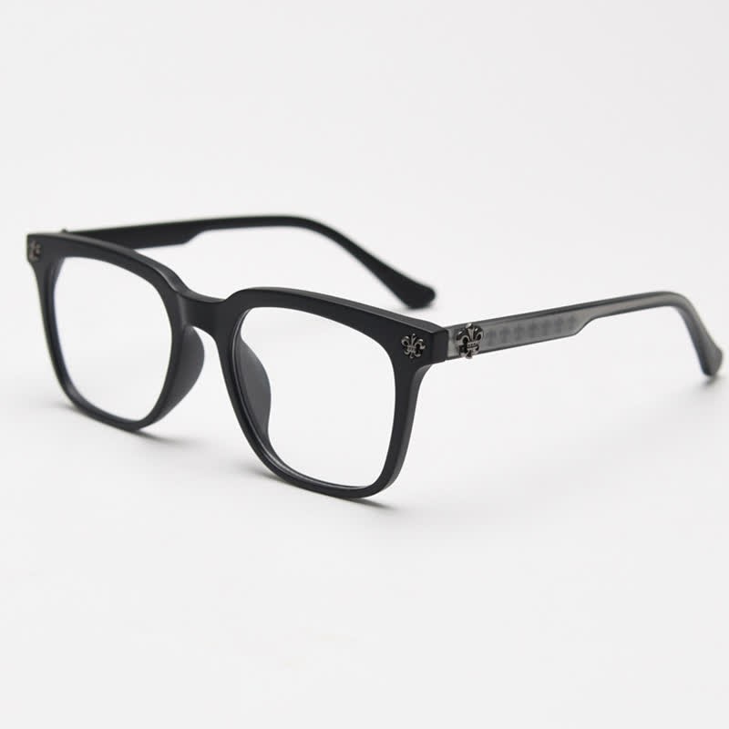 Spykay™ EG26839 Retro Classic Square Frame Anti-blue Light Glasses - Matte Black - image 3