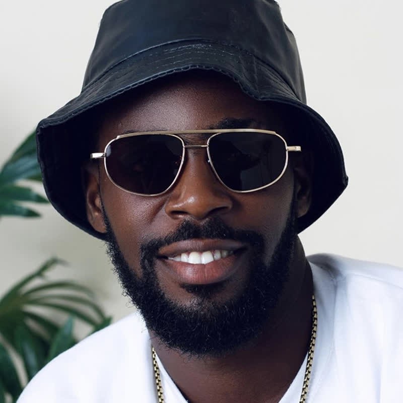 Spykay™ SG60911 Double Bridges Hipster Aviator Sunglasses