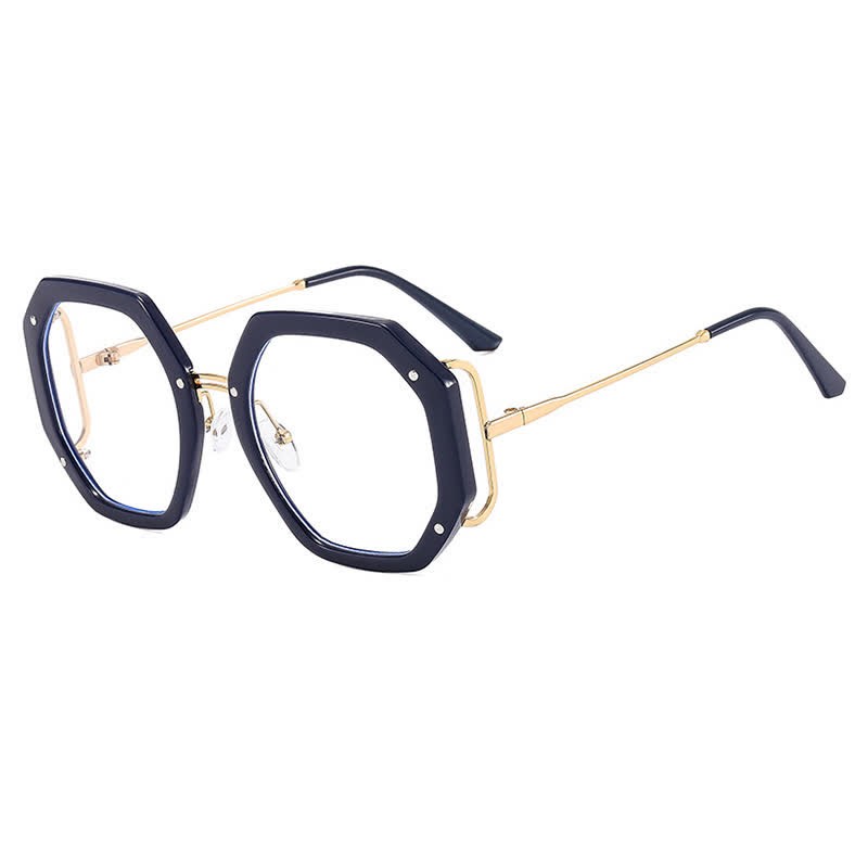 Spykay™ EG26764 Oversized Geometric Frame Anti-blue Light Glasses