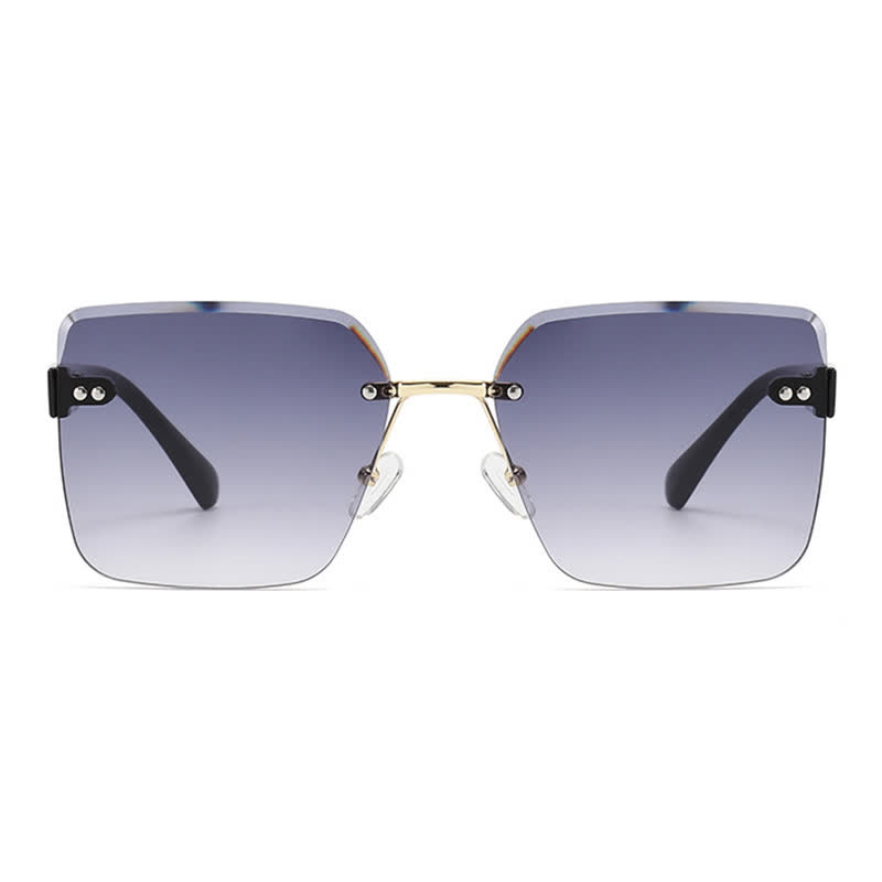 Spykay™ SG61018 Oversized Square Frame Hipster Rimless Sunglasses - image 22