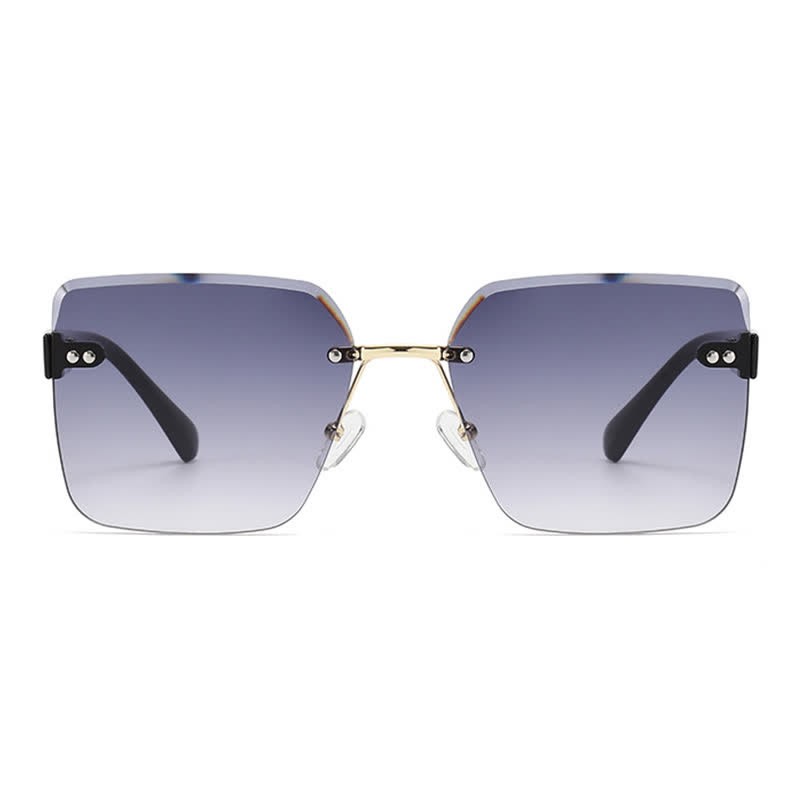 Spykay™ SG61018 Oversized Square Frame Hipster Rimless Sunglasses - image 22