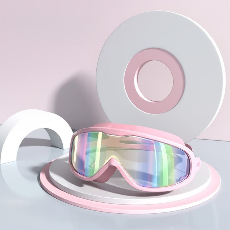 Spykay™ SG60980 Unisex Large Frame Anti Fog Swim Goggles with Earplugs And Case - Pink/Multicolor - image 10