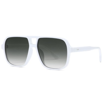 Spykay™ SG60730 Double Bridges Square Frame Vintage Sunglasses - White - image 16