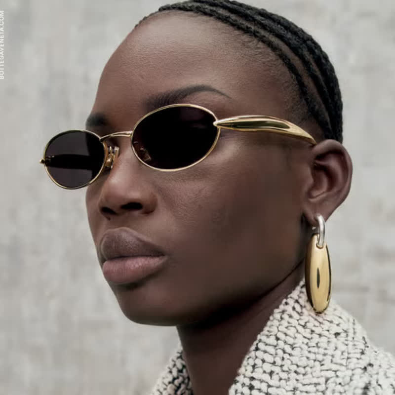 Spykay™ SG61050 Unisex Vintage Oval Frame Sunglasses - image 10