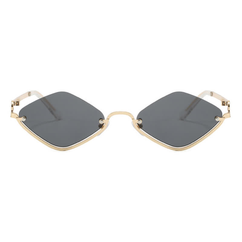 Spykay™ SG60868 Semi-Rimless Rhombus Small Frame Sunglasses - image 3