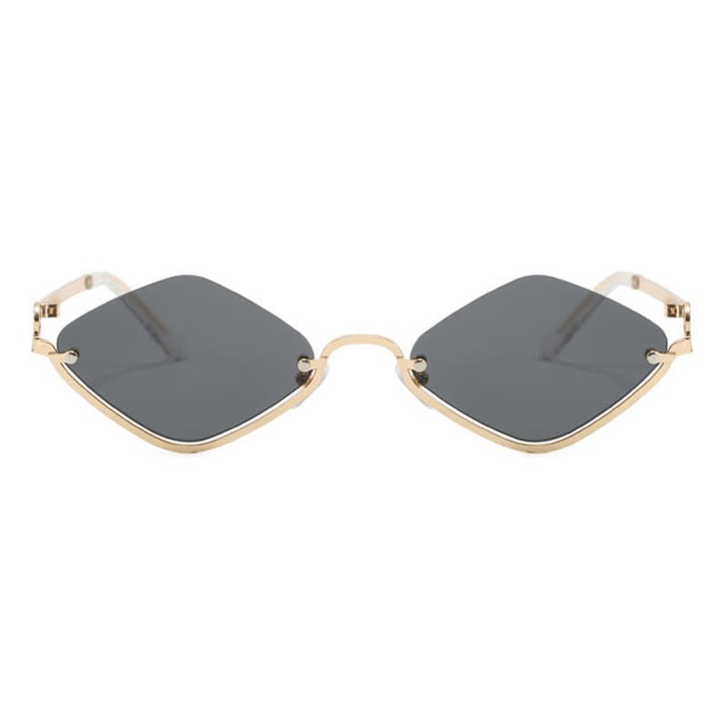 Spykay™ SG60868 Semi-Rimless Rhombus Small Frame Sunglasses - image 3