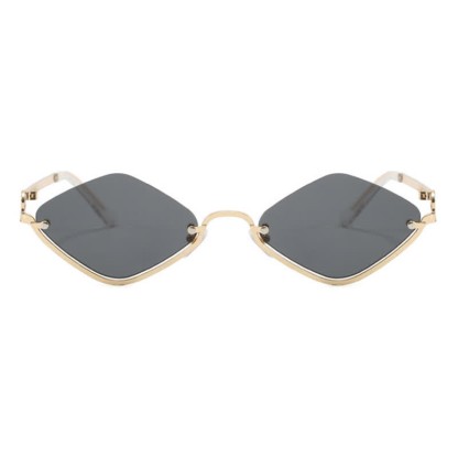 Spykay™ SG60868 Semi-Rimless Rhombus Small Frame Sunglasses - image 3