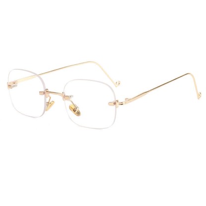 Spykay™ EG26888 Square Frame Anti-blue Light Retro Rimless Glasses - image 9