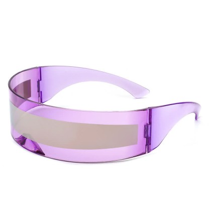 Spykay™ SG60721 Unisex Rectangle One-piece Frames Y2K Cyberpunk Sunglasses - image 23