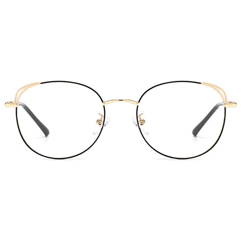 Spykay™ EG26840 Fashion Cat-Eye Metal Oval Frame Anti-blue Light Glasses - image 12