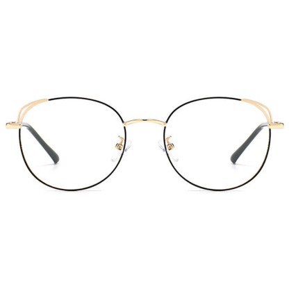 Spykay™ EG26840 Fashion Cat-Eye Metal Oval Frame Anti-blue Light Glasses - image 12