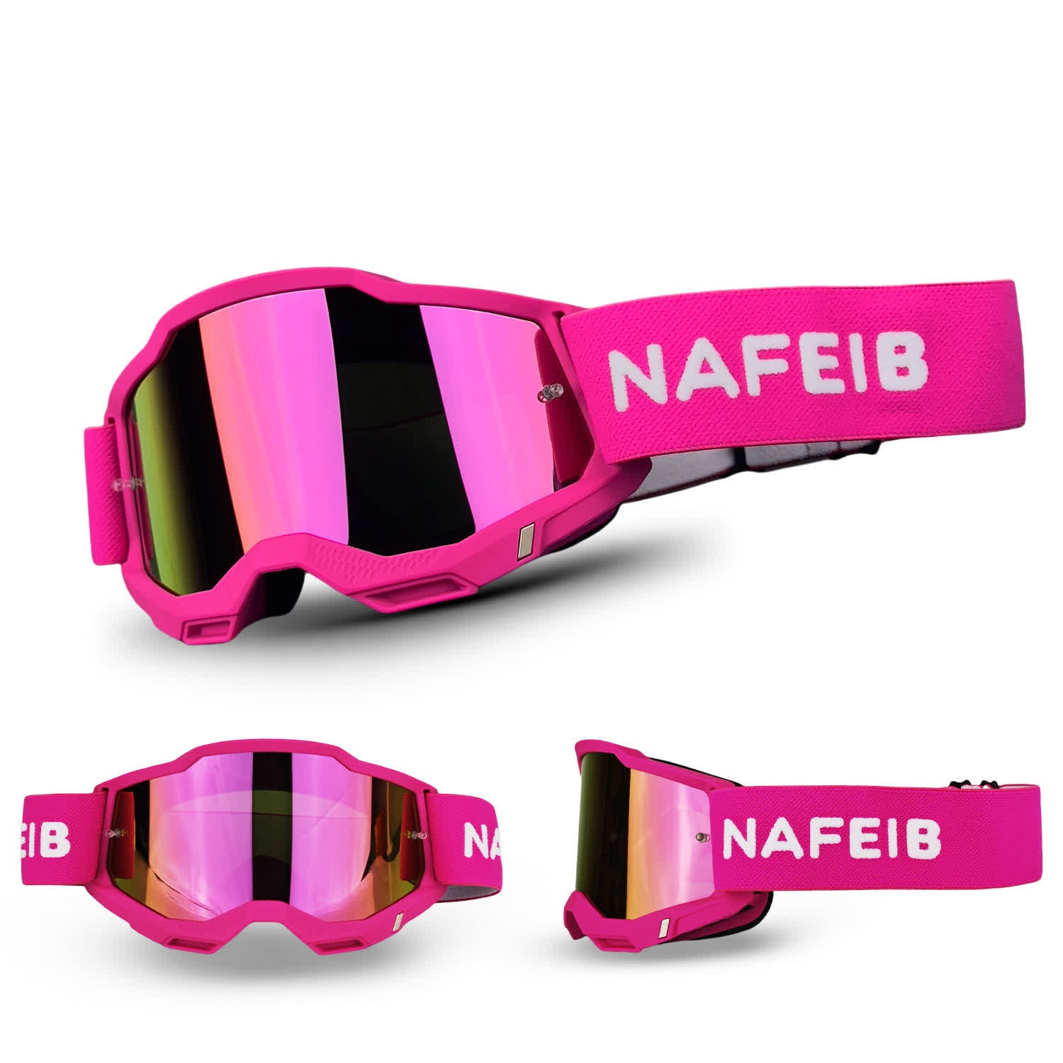 Spykay™ SG61041 Unisex Outdoor Windproof  Ski Goggles,Off-Road Riding Goggles, Motorcycle Goggles - Rose/Pink - image 7