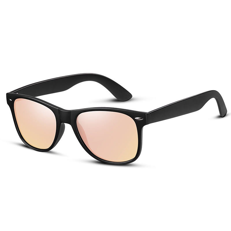Spykay™ SG61078 Sun Protection Fashion Retro Sunglasses - Black/Rose Gold Pink - image 5