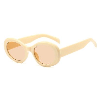 Spykay™ SG60845 Fashion Classic Oval Frame Sunglasses - Beige - image 19