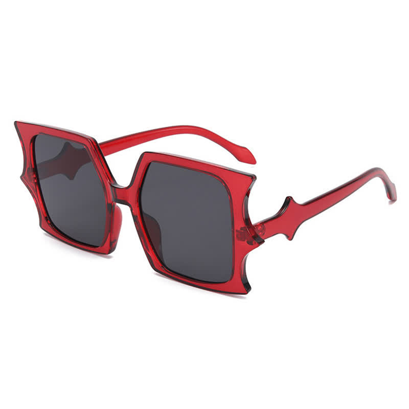 Spykay™ SG60986 Halloween Funny Oversized Square Frame Batwing Shape Sunglasses - Red - image 10